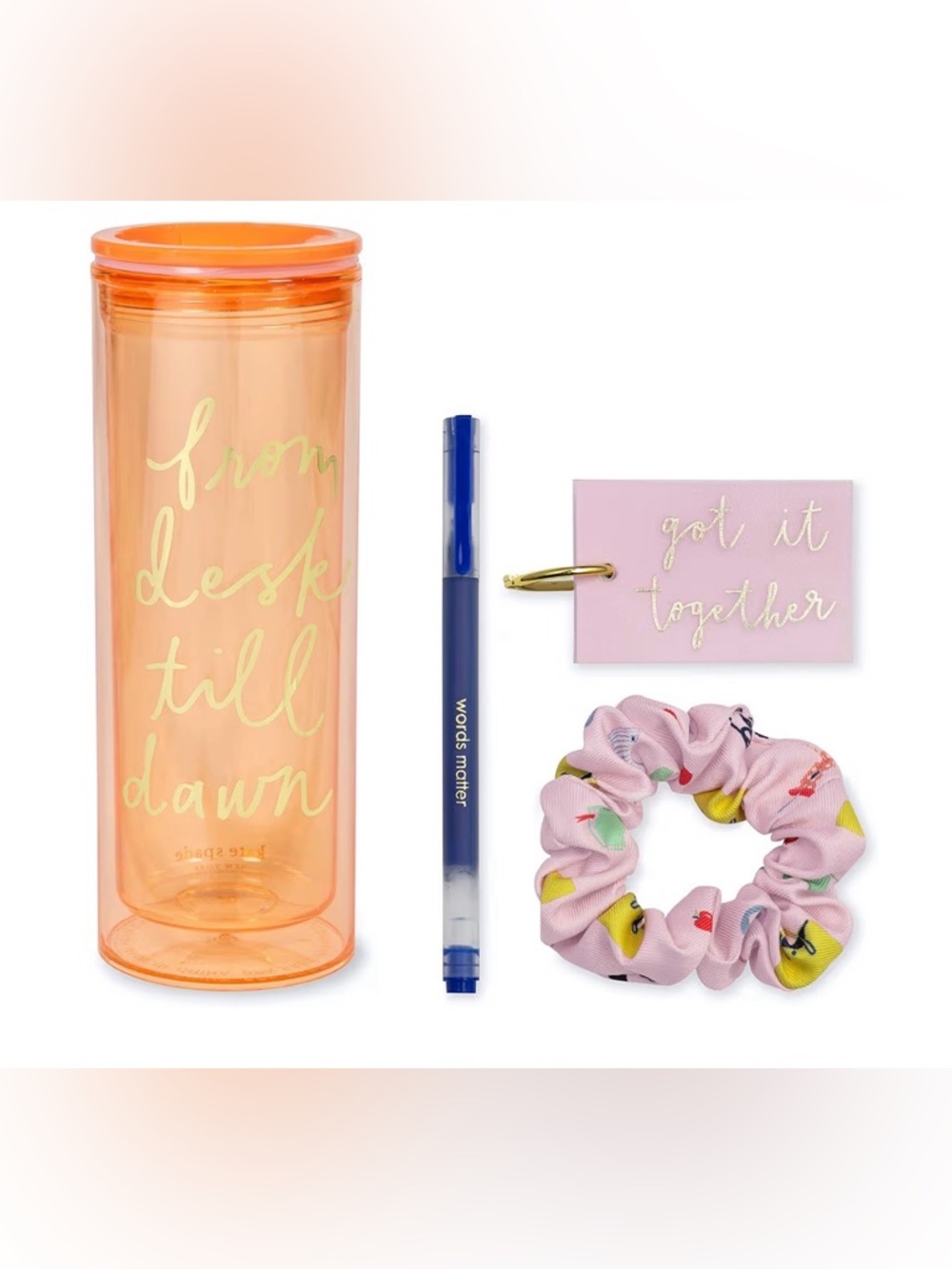 NWT Kate Spade New York All-Nighter Study Kit & 16oz Tumbler